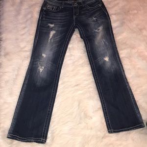 Crystal Detail missme jeans size 31 inseam 33